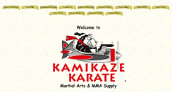Desktop Screenshot of kamikazekarate.com