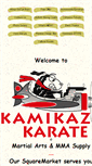 Mobile Screenshot of kamikazekarate.com